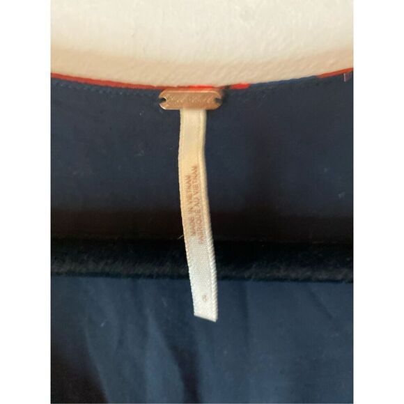 Free people women’s morning light printed black floral mini dress size 5/6 - Picture 6 of 6